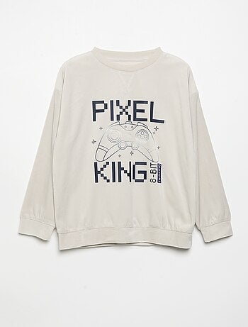 Pyjama en polaire 2 pièces - sweat + pantalon