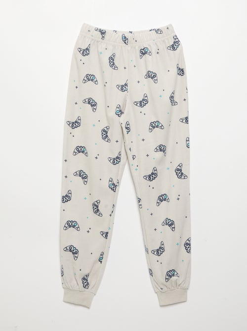 Pyjama en polaire 2 pièces - sweat + pantalon - Kiabi Pyjama en polaire 2 pièces - sweat + pantalon - Kiabi