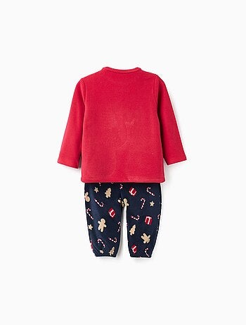 Pyjama en polaire à imprimés de Noël
