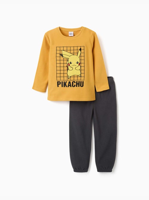 Pyjama en polaire avec broderie pikachu - Kiabi Pyjama en polaire avec broderie pikachu - Kiabi