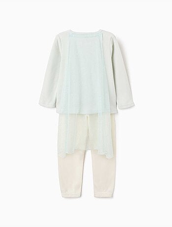 Pyjama en polaire avec elsa et cape