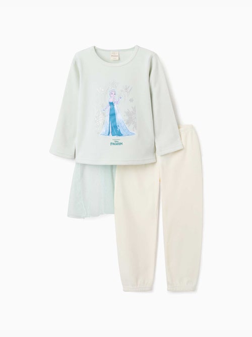 Pyjama en polaire avec elsa et cape - Kiabi