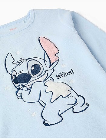 Pyjama en polaire avec stitch brodé