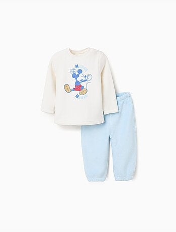 Pyjama en polaire corail avec imprimé Mickey