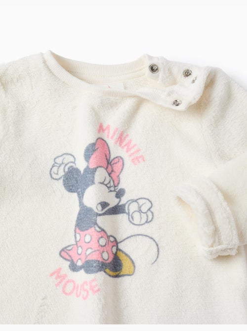 Pyjama en polaire corail avec imprimé Minnie - Kiabi