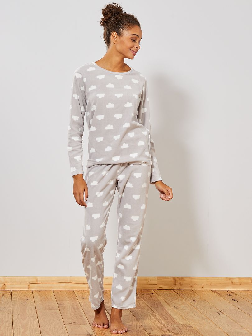 Pyjama - gris - Kiabi