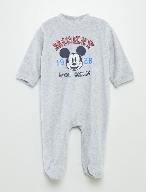 Pyjama en polaire 'Mickey' 'Disney' - 2 pièces - Kiabi