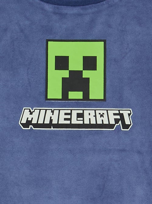 Pyjama en polaire 'Minecraft' 2 pièces - T-shirt à manches longues + pantalon - Kiabi Pyjama en polaire 'Minecraft' 2 pièces - T-shirt à manches longues + pantalon - Kiabi