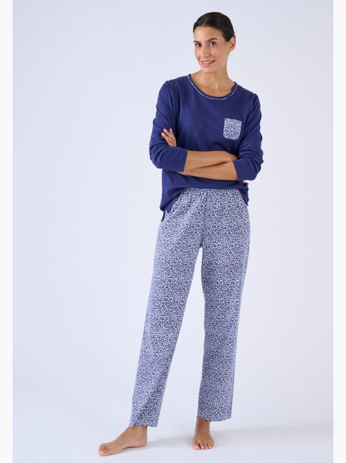 Pyjama en pur coton - Damart - Kiabi