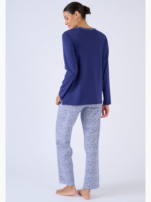 Pyjama en pur coton - Damart - Kiabi