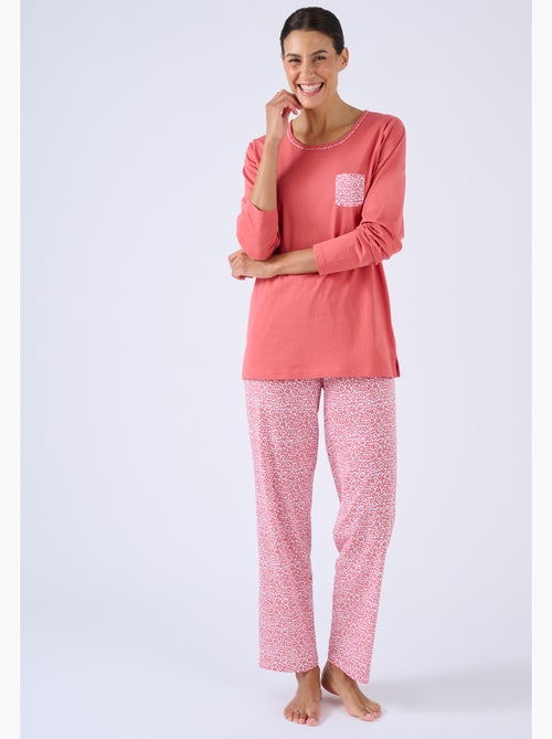 Pyjama en pur coton - Damart - Kiabi