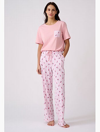 Pyjama en pur coton peigné - Damart