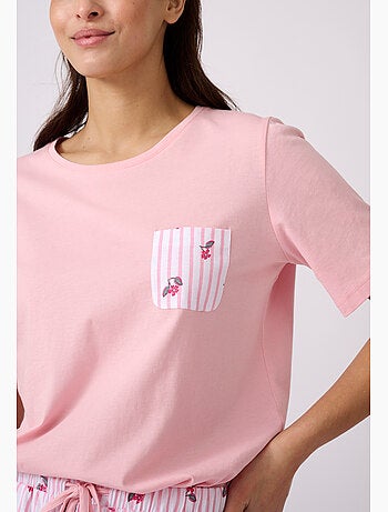 Pyjama en pur coton peigné - Damart