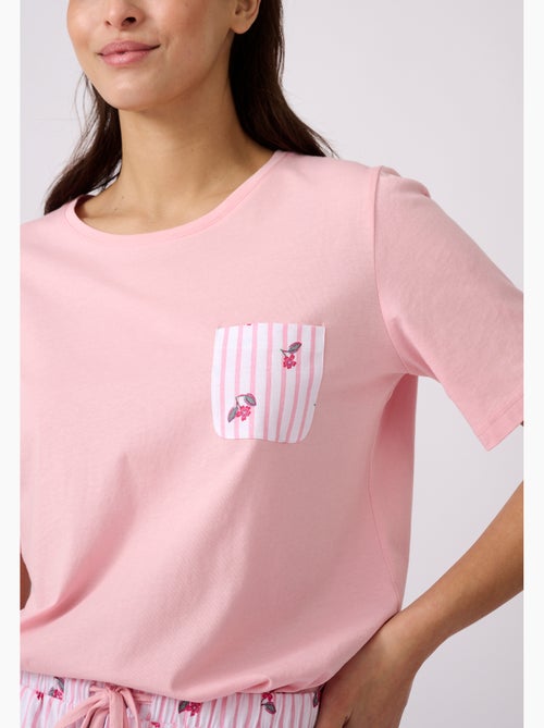 Pyjama en pur coton peigné - Damart - Kiabi