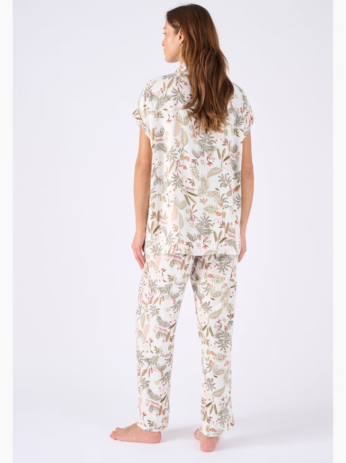 Pyjama en pure viscose - Damart - Kiabi