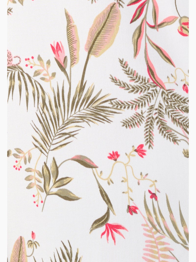 Pyjama en pure viscose - Damart Blanc cassé - Kiabi