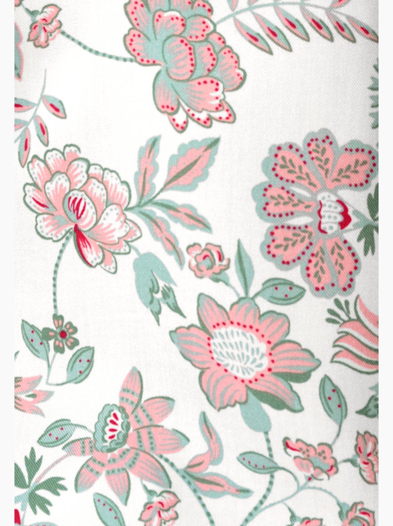 Pyjama en pure viscose - damart Blanc - Kiabi