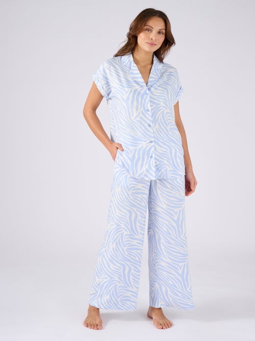 Pyjama en pure viscose - Damart - Kiabi