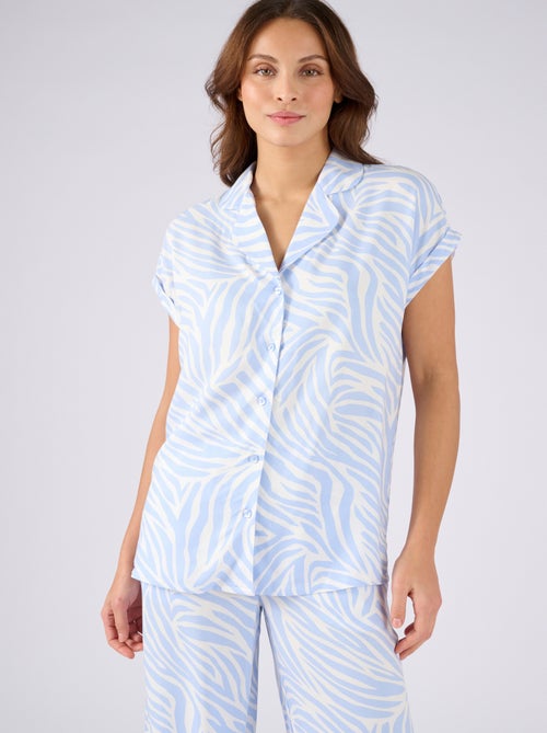 Pyjama en pure viscose - Damart - Kiabi