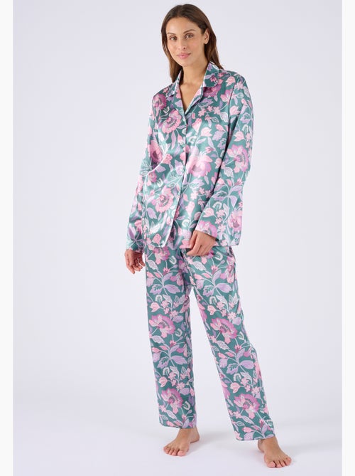Pyjama en satin - Damart - Kiabi