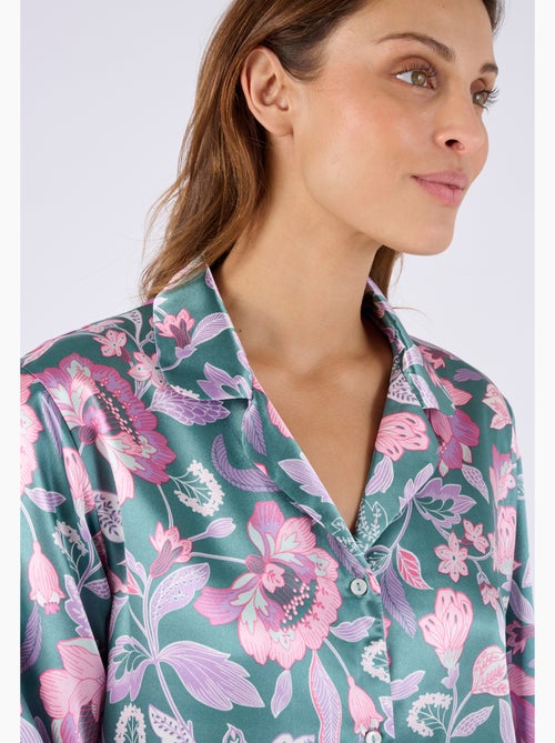 Pyjama en satin - Damart - Kiabi