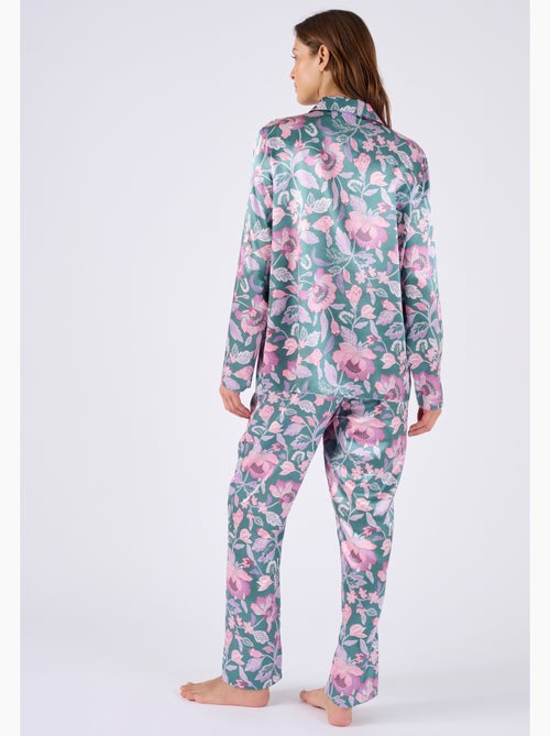Pyjama en satin - Damart - Kiabi