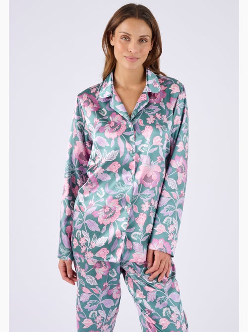 Pyjama en satin - Damart - Kiabi