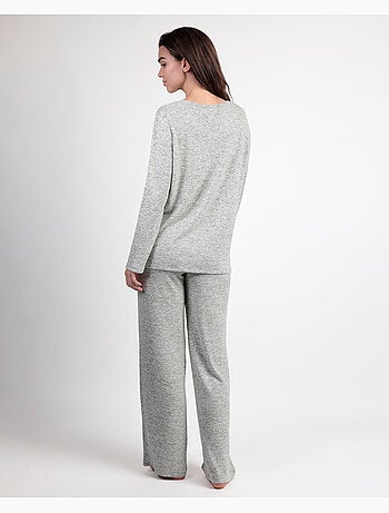Pyjama en tricot cretonne à manches longues pour femme ADMAS GARDEN