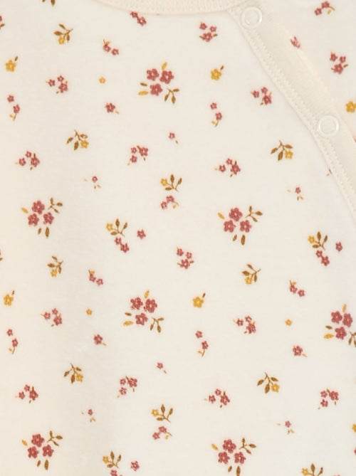 Pyjama en velours - 2 pièces - Kiabi