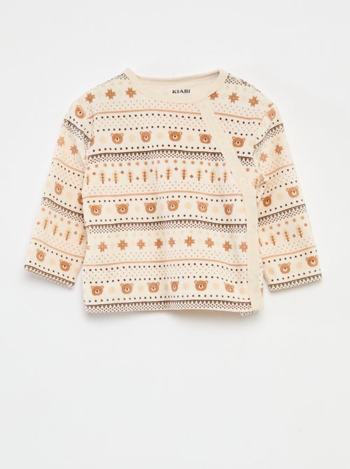 Pyjama en velours - 2 pièces - Kiabi