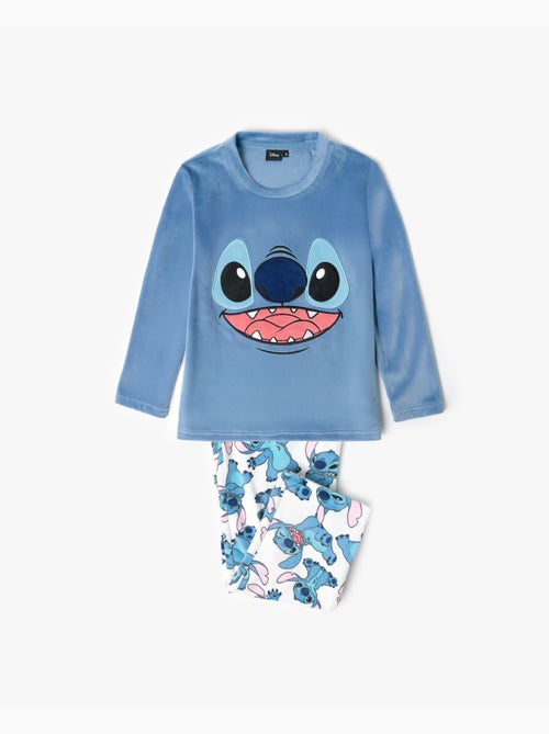 Pyjama en velours à manches longues Disney Alice pour fille - Kiabi Pyjama en velours à manches longues Disney Alice pour fille - Kiabi