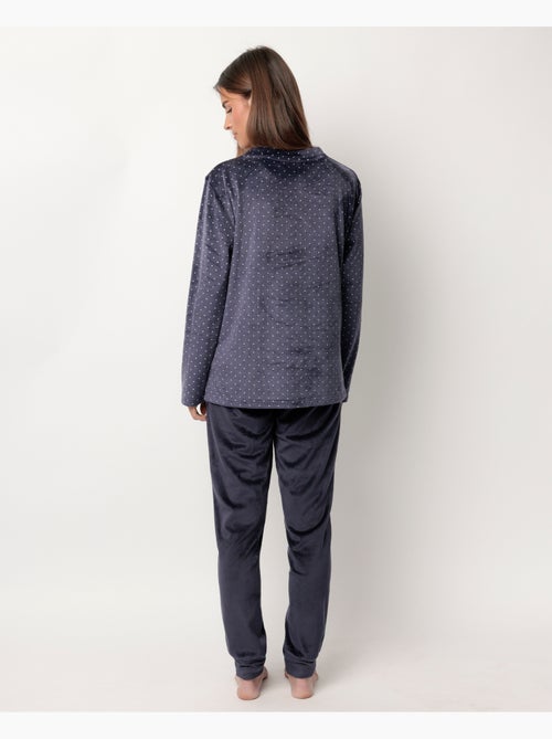 Pyjama en velours à manches longues pour femme PEANUTS Let It Snow - Kiabi