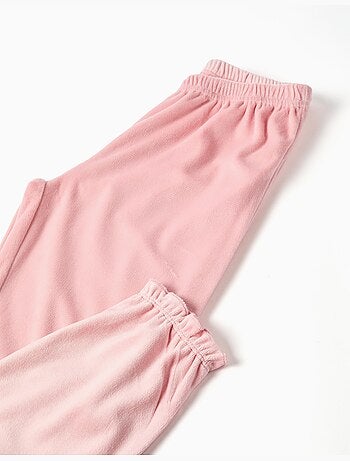 Pyjama en velours avec imprimé stitch