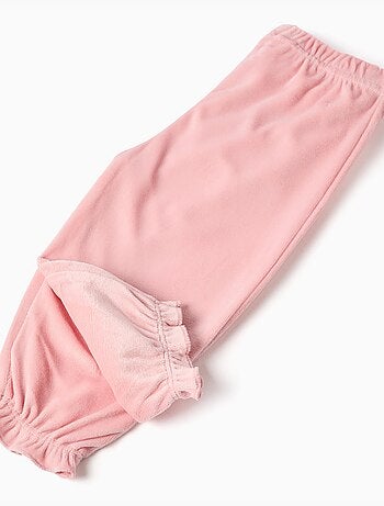 Pyjama en velours avec imprimé stitch