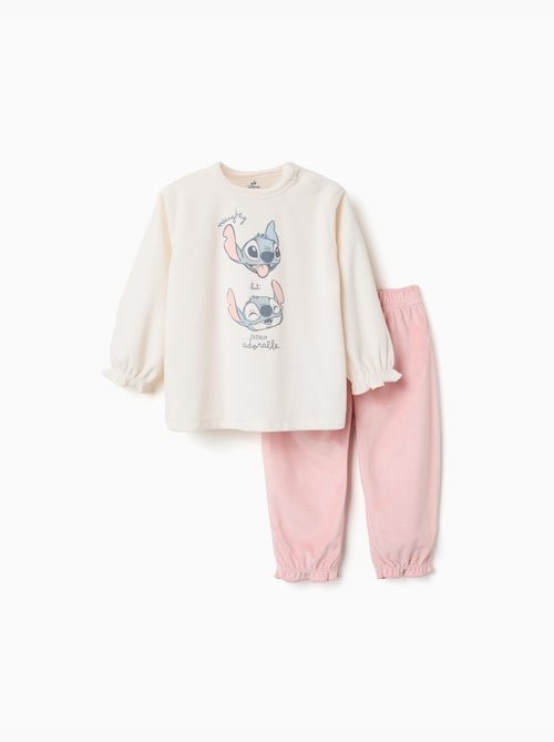 Pyjama en velours avec imprimé stitch - Kiabi Pyjama en velours avec imprimé stitch - Kiabi