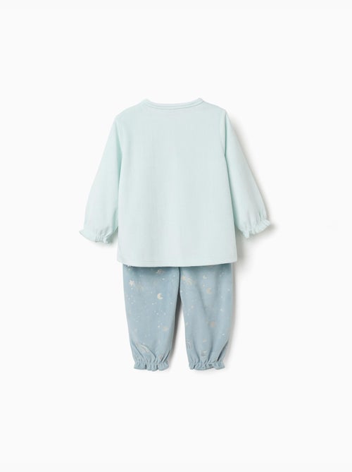 Pyjama en velours avec licorne qui brille dans le noir - Kiabi Pyjama en velours avec licorne qui brille dans le noir - Kiabi