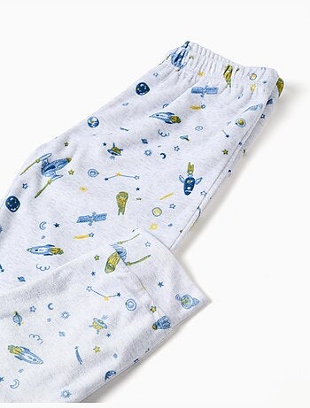 Pyjama en velours avec motif espace