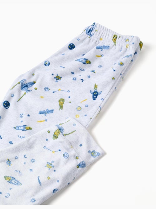 Pyjama en velours avec motif espace - Kiabi Pyjama en velours avec motif espace - Kiabi