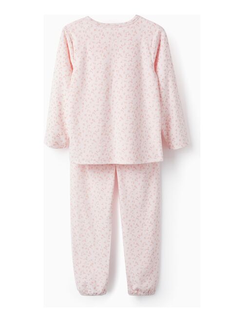 Pyjama en velours avec nœud pour fille   ESSENTIALS LINE - Kiabi
