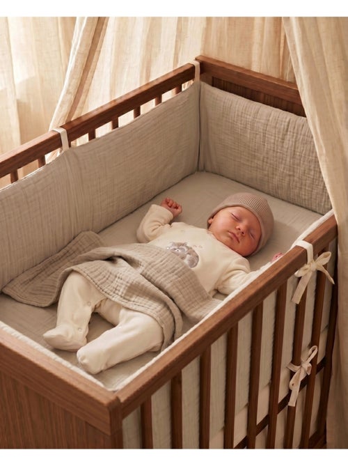 Pyjama en velours bébé brodé – raku, lino & pico noukie's - Kiabi