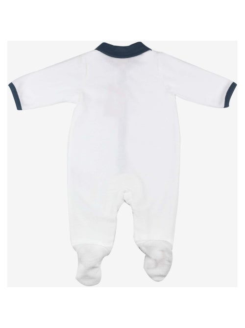 Pyjama en velours blanc Sophie la girafe (3 mois) - Kiabi