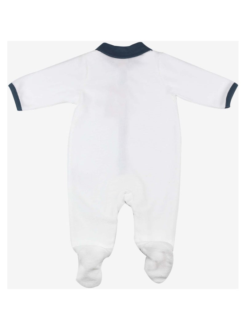 Pyjama en velours blanc Sophie la girafe (3 mois) Blanc - Kiabi
