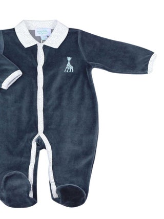 Pyjama En Velours Bleu Édition Limitée Sophie La Girafe (1 Mois)