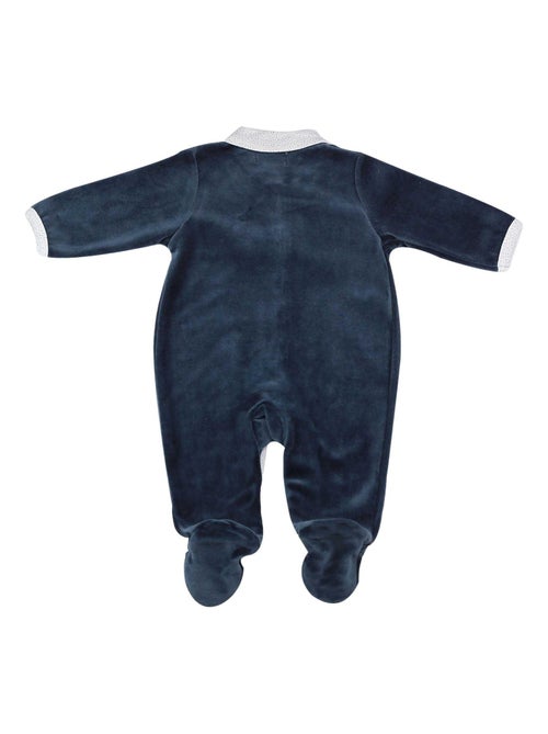 Pyjama En Velours Bleu Édition Limitée Sophie La Girafe (1 Mois) - Kiabi