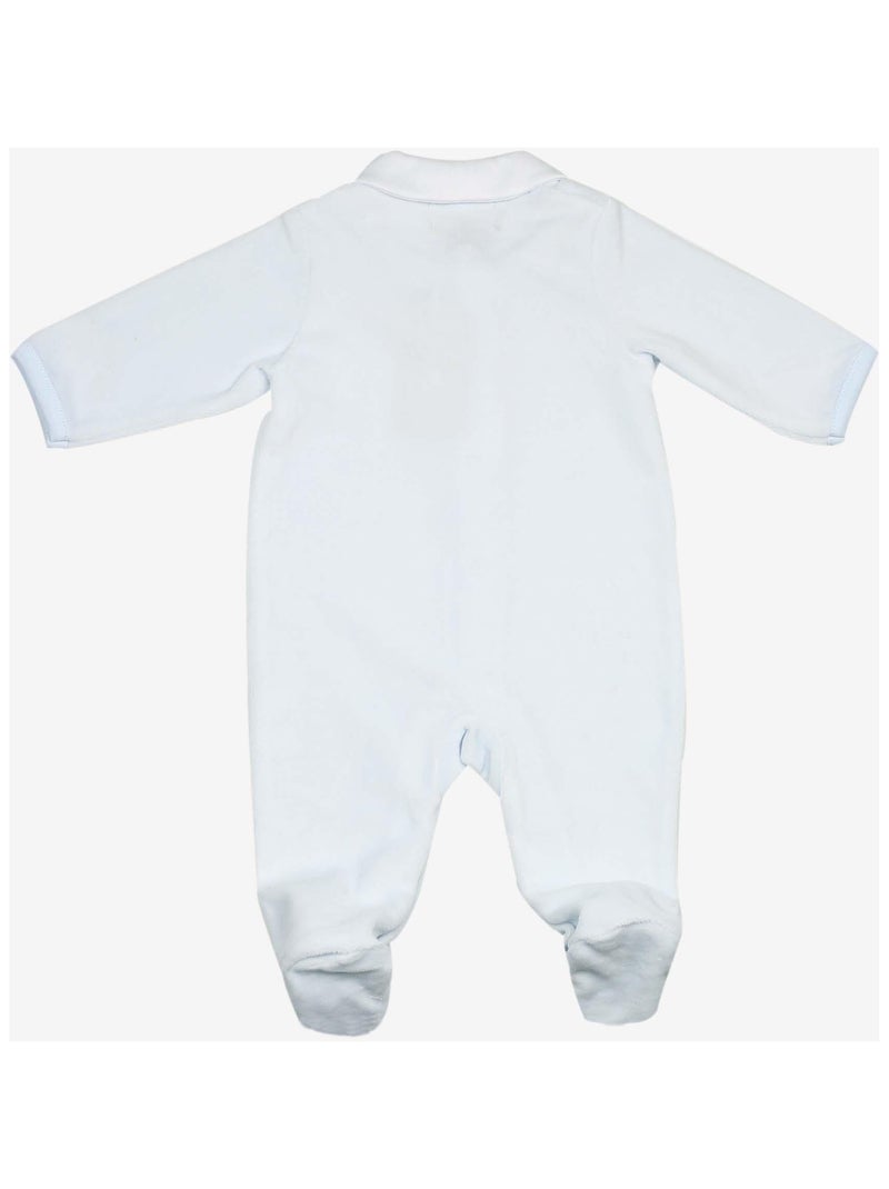 Pyjama En Velours Bleu Sophie La Girafe (3 Mois) Bleu - Kiabi