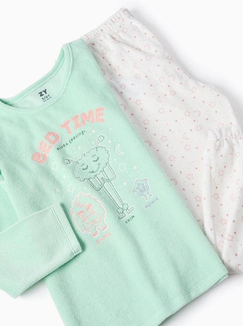 Pyjama en Velours Brillant dans le Noir - Kiabi