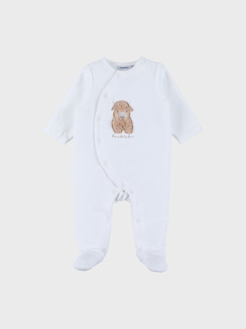 Pyjama en velours brodé – Fluffy Noukie's - Kiabi