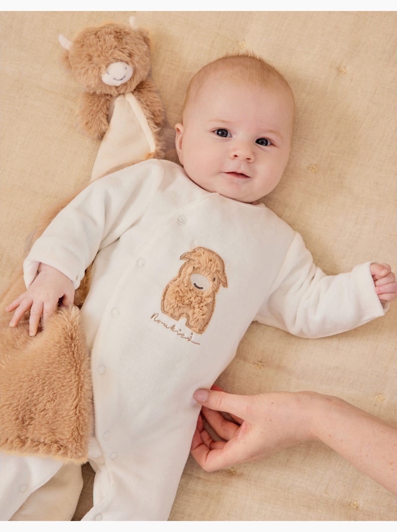 Pyjama en velours brodé – Fluffy Noukie's Blanc - Kiabi