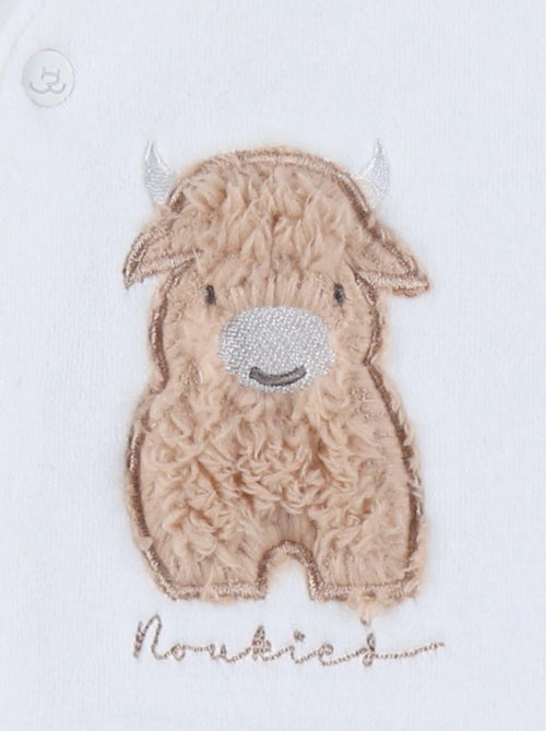 Pyjama en velours brodé – Fluffy Noukie's - Kiabi