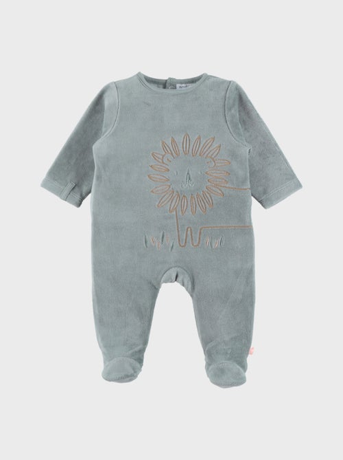 Pyjama en velours brodé lion Noukie's - Kiabi